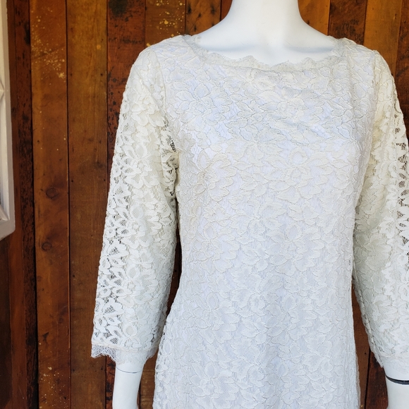 Diane Von Furstenberg Zarita White Lace Dress - Picture 6 of 16